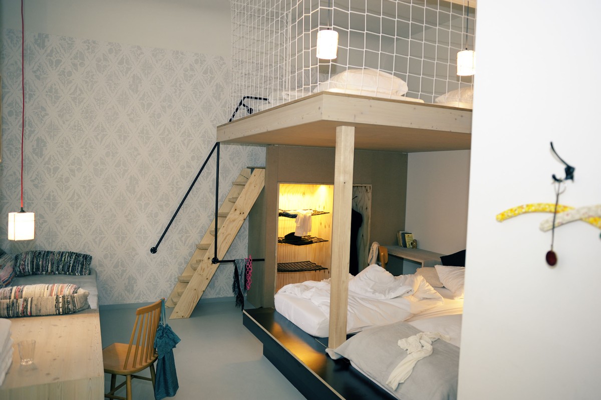 Die Zimmer sind sehr ausgefallen gestaltet.