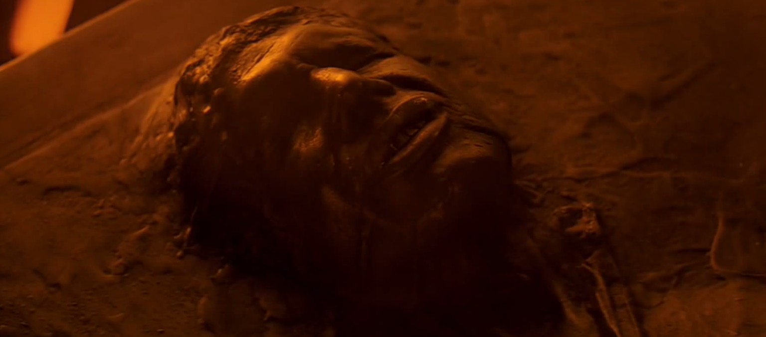 «Star Wars»: Han Solo in Karbonit eingefroren.