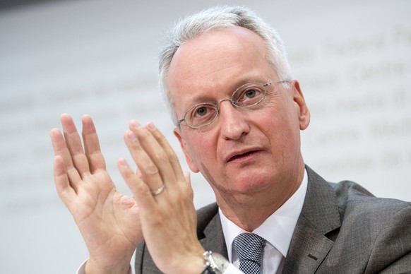 Stefan C. Wolter, Direktor Schweizerische Koordinationsstelle fuer Bildungsforschung SKBF, spricht anlaesslich der Veroeffenlichung des Bildungsberichts Schweiz 2018, am Dienstag, 19. Juni 2018, in Be ...