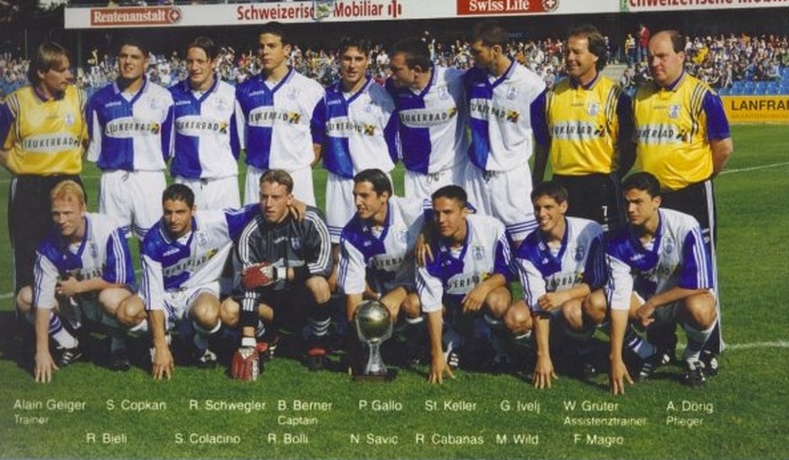 Die Nachwuchs-Mannschaft der Grasshoppers gewann 1998 den FIFA Youth Cup.