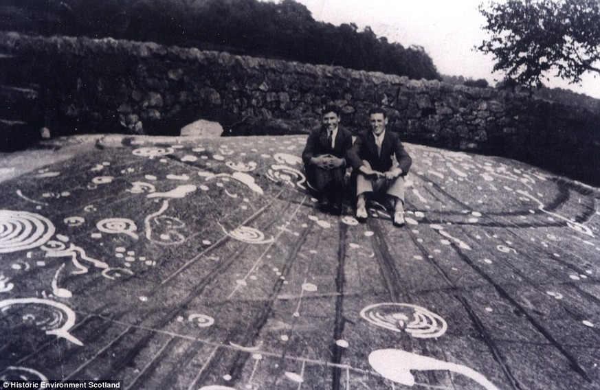 Petroglyphen, Cup-and-Ring-Markierungen, Cochno-Stein