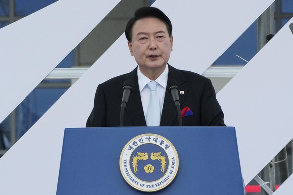Der südkoreanische Präsident Yoon Suk Yeol.