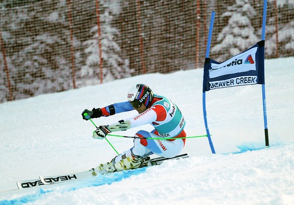 SKIING 2011: Audi FIS Ski World Cup DEC 04 December 4, 2011: Switzerland s Daniel Albrecht in action during the Giant Slalom at the Audi Birds of Prey FIS World Cup ski championships at Beaver Creek S ...