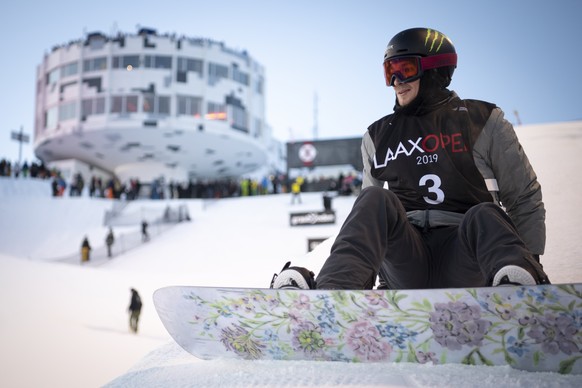 Iouri Podladtchikov of Switzerland looks on prior the final run of the halfpipe competition at Laax Open, on Saturday, January 19, 2019, in Laax, Switzerland. (KEYSTONE/Gian Ehrenzeller)