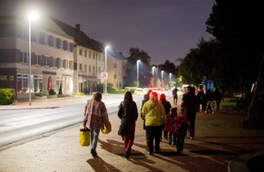 Tausende Anwohner mussten in der Nacht ihre Häuser verlassen.