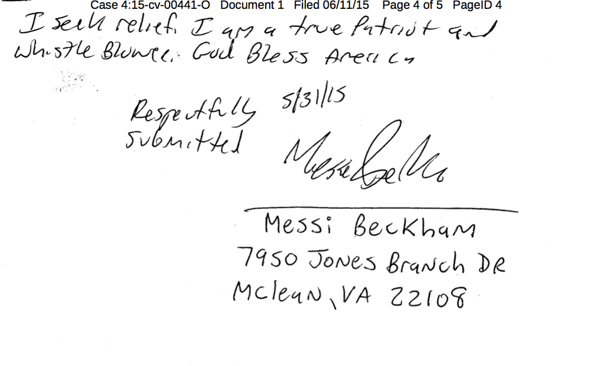 «Gott segne Amerika – Messi Beckham»