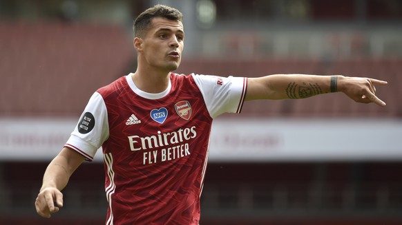 ARCHIVBILD ZUM KEYSTONE-SDA-INTERVIEW MIT GRANIT XHAKA --- Arsenal&#039;s Granit Xhaka during the English Premier League soccer match between Arsenal and Watford at Emirates Stadium in London, England ...