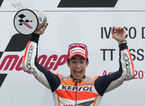 Marc Marquez feiert in Assen seinen achten Sieg in Folge.