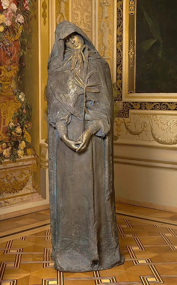 Il dolore von Chiattone: Sisi liess das Monument in ihr Schlafzimmer in Wien stellen.
https://www.paperblog.fr/9634928/antonio-chiattone-allegorie-de-la-melancolie-une-commande-de-sissi-pour-sa-chambr ...
