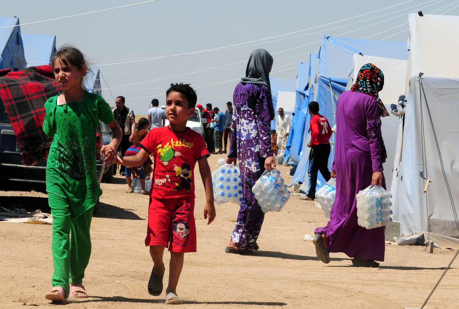 Weitere 100'000 hätten in Erbil Zuflucht gesucht.