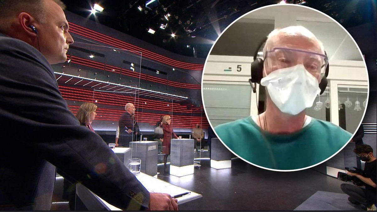 Alle 20 Betten belegt mit Ungeimpften: Intensivmediziner Martin Balmer wurde von der Covid-Station des Kantonsspitals Aarau zugeschalten.