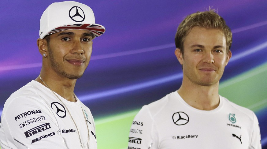 WM-Leader Hamilton, Verfolger Rosberg – einer der beiden wird neuer Weltmeister.
