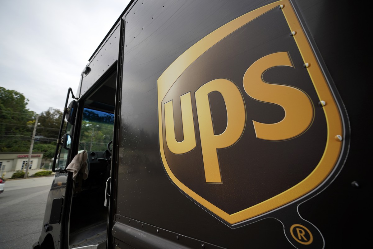 FILE - The UPS logo is displayed on the side of a delivery truck in Mount Lebanon, Pa., Sept. 21, 2021. (AP Photo/Gene J. Puskar, File)
UPS Job Cuts