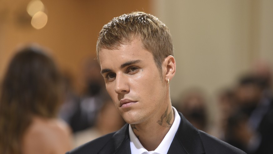 Justin Bieber attends The Metropolitan Museum of Art&#039;s Costume Institute benefit gala celebrating the opening of the &quot;In America: A Lexicon of Fashion&quot; exhibition on Monday, Sept. 13, 2 ...