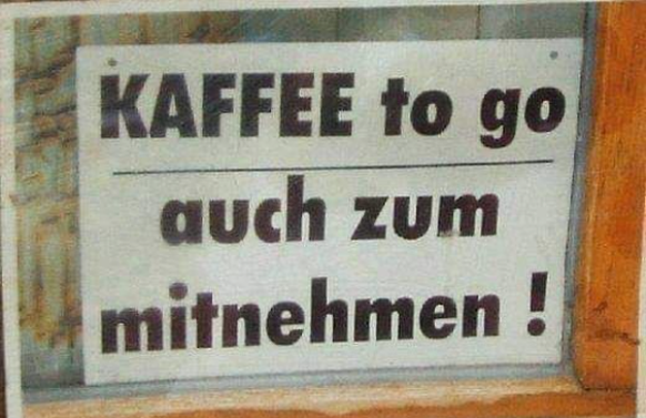 Lustige Fails, lustiges Schild