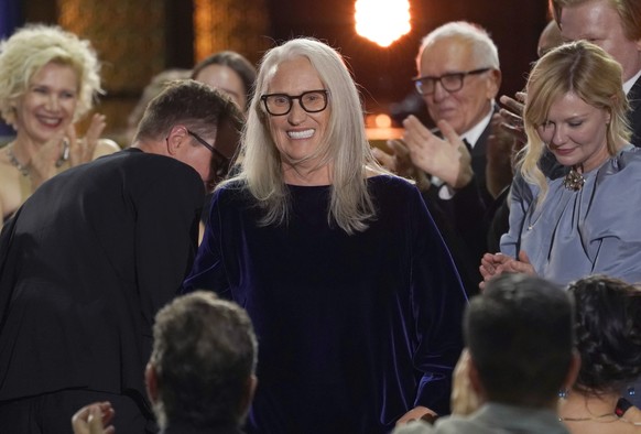 Jane Campion wins the award for best director for &quot;The Power of the Dog&quot; at the 27th annual Critics Choice Awards on Sunday, March 13, 2022, at the Fairmont Century Plaza Hotel in Los Angele ...