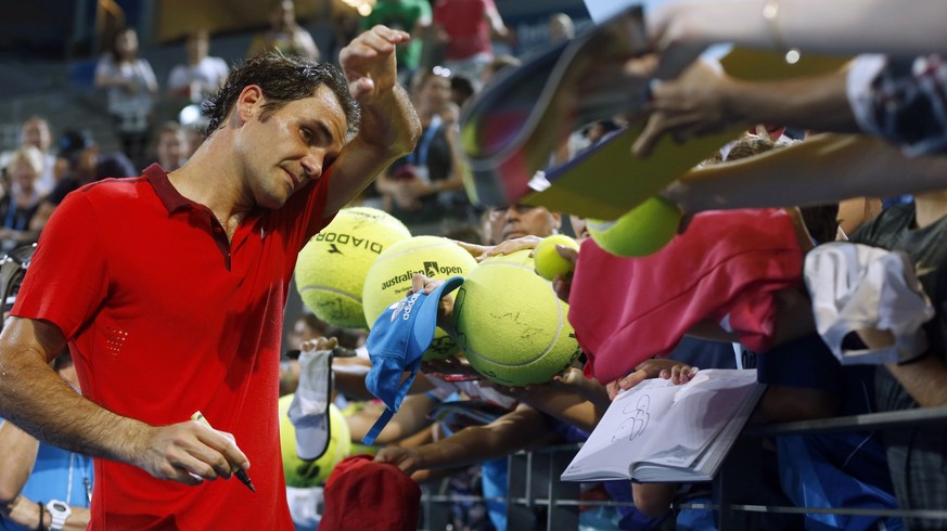 Weltstar Federer zählt rund um den Globus zu den populärsten Sportlern.