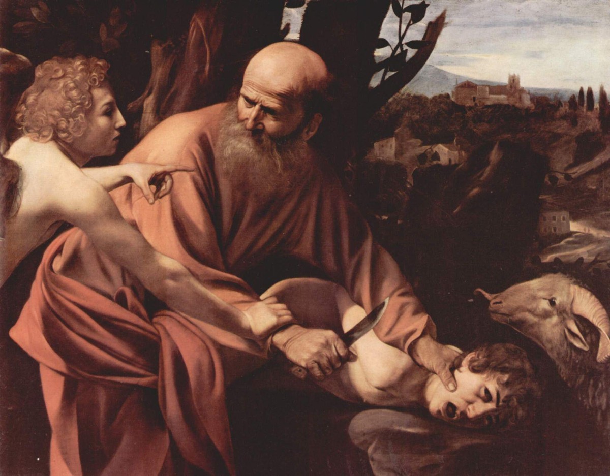 «Die Opferung Isaaks», gemalt von Caravaggio, um 1603. Kaum das Geschenk eines Sohnes bekommen, heisst es schon wieder: «Opfere ihn!» Aber diese Geschichte folgt erst im nächsten Kapitel ...