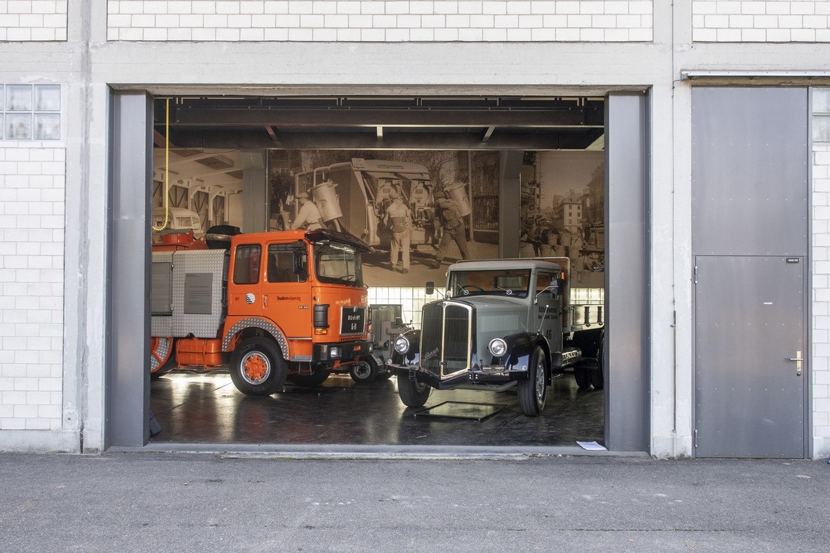 Die Oldtimer-Sammlung von ERZ, Entsorgung und Recycling Zuerich, aufgenommen am Montag, 19. Oktober 2020 in Zuerich. Ohne das Wissen der damaligen Vorgesetzten fuehrte der fruehere ERZ-Direktor Urs Pa ...