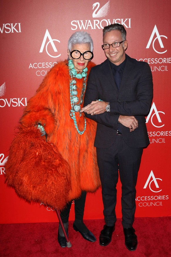 Iris Apfel attends the Accessories Council 2015 ACE Awards at Cipriani 42nd Street on November 2, 2015 in New York City. Featuring: Iris Apfel Where: New York, New York, United States When: 02 Nov 201 ...