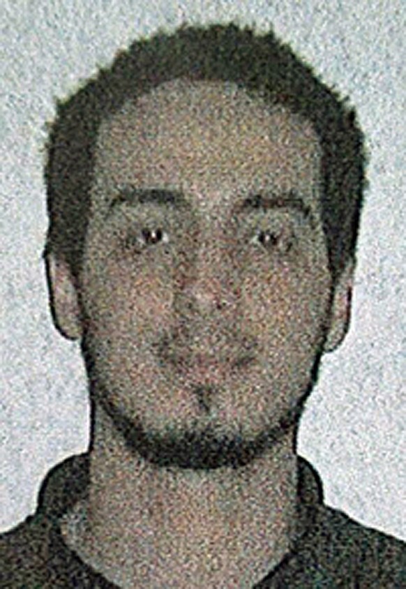 epa05224532 A handout picture provided by the Belgium Federal Police on 21 March 2016, shows Najim Laachraoui, one of the suspects of the Paris terrorist attacks, on November 13th, 2015. Najim Laachra ...