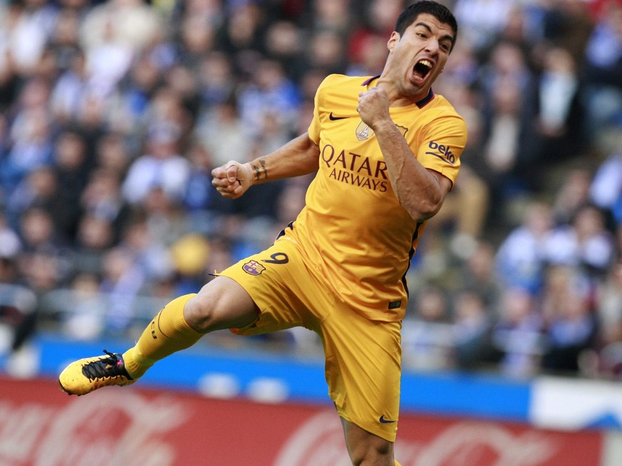 Luis Suarez holt auf: Der Uruguayer hat noch ein Tor Rückstand auf Ronaldo.