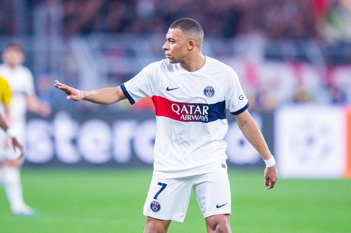 01.05.2024 - Fu�ball, 2023/2024, UEFA Champions League, Halbfinale, Borussia Dortmund - Paris Saint-Germain: Kylian Mbappe Paris Dortmund Nordrhein-Westfalen Deutschland Signal Iduna Park *** 01 05 20 ...