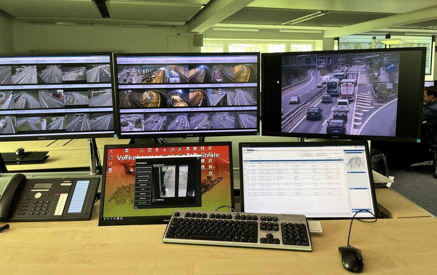 Verkehrsmanagementzentrale Astra Bundesamt für Strassen Emmenbrücke Schweiz