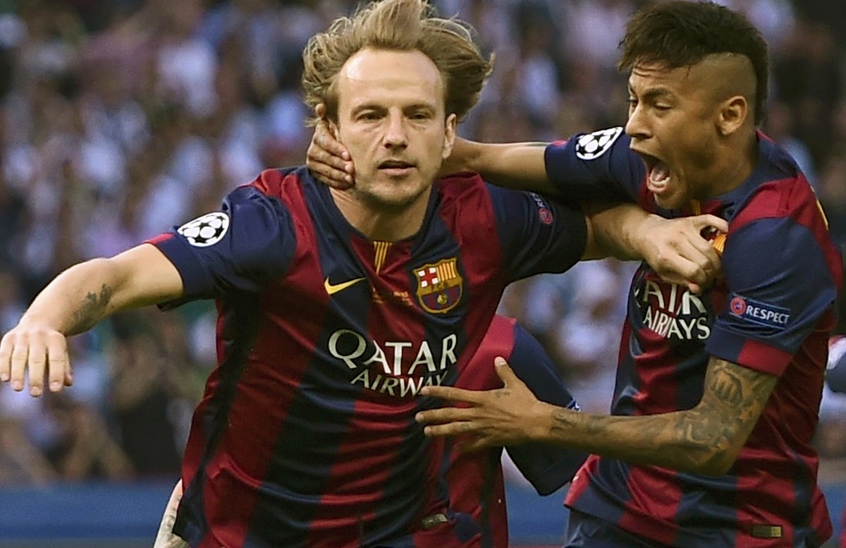 Ivan Rakitic spielt nach dem Gewinn der Champions League um den Uefa-Supercup.