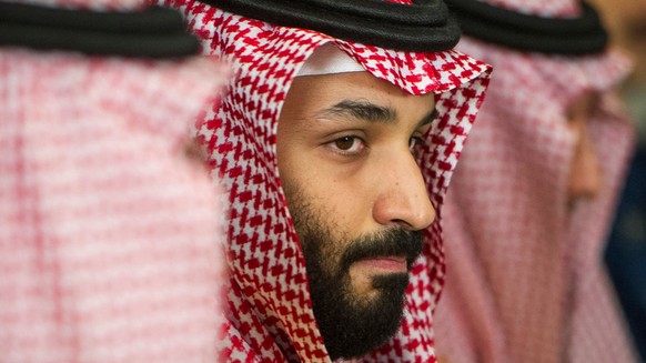 FILE - In this March 22, 2018, file photo, Saudi Crown Prince Mohammed bin Salman meets with U.S. Defense Secretary Jim Mattis at the Pentagon in Washington. In a kingdom once ruled by an-ever aging r ...