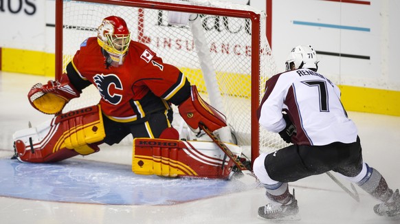 Jonas Hiller hat in Calgary viel Konkurrenz bekommen.