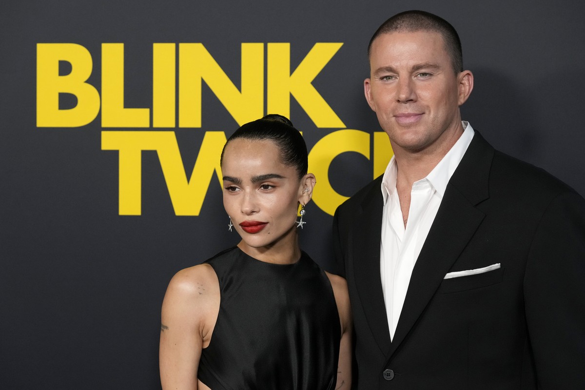 Zoe Kravitz, left, and Channing Tatum arrive at the premiere of "Blink Twice" at DGA Theater Complex on Thursday, Aug. 8, 2024, in Los Angeles. (AP Photo/Chris Pizzello)
Zoe Kravitz,Channing ...