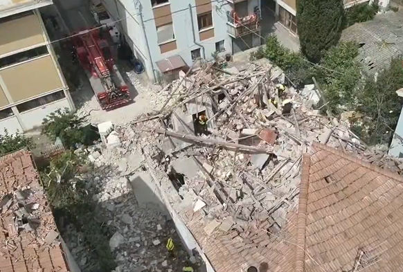 Porto Sant’Elpidio Haus eingestürzt.