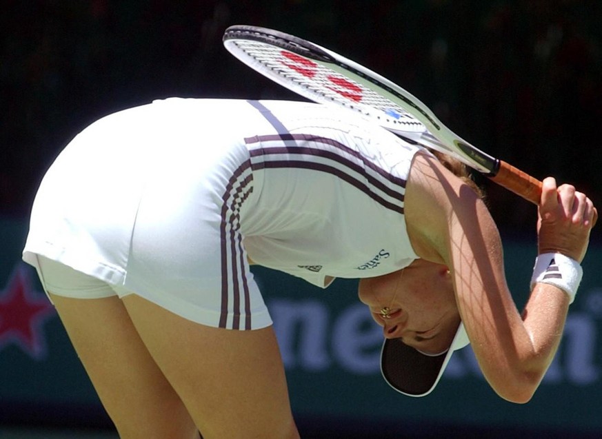 Riesenfrust bei der «Swiss Miss» im Final gegen Jennifer Capriati.