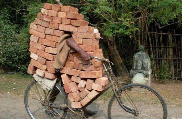 Backsteine indien
