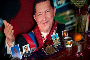 Ein «Chavez-Altar» in einer Kapelle in Caracas.