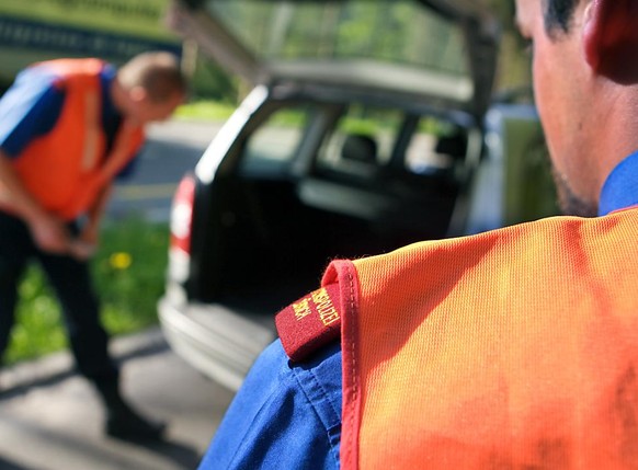 Zwei Polizisten der Z
