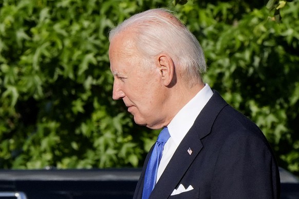 President Joe Biden arrives at Fort Lesley J. McNair, Monday, July 1, 2024, in Washington, on return from Camp David. (AP Photo/Jacquelyn Martin)
Joe Biden