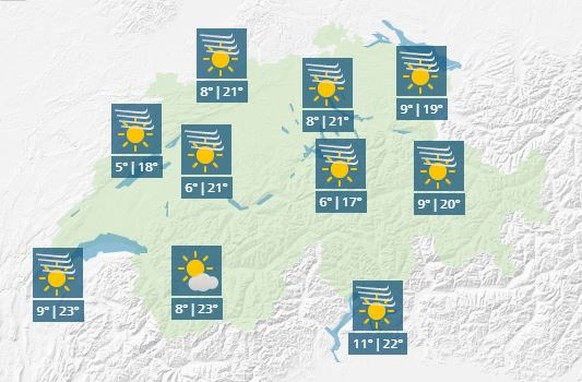 Prognose Schweiz 4. Oktober.