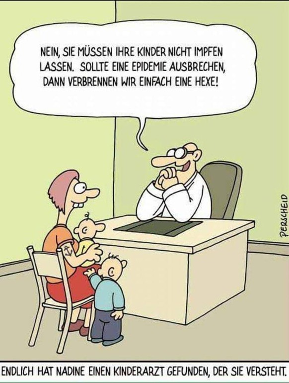 «Weitere Symptome: Masturbation» – die irren Argumente der Impfgegner
Ich sehe es in etwa so...