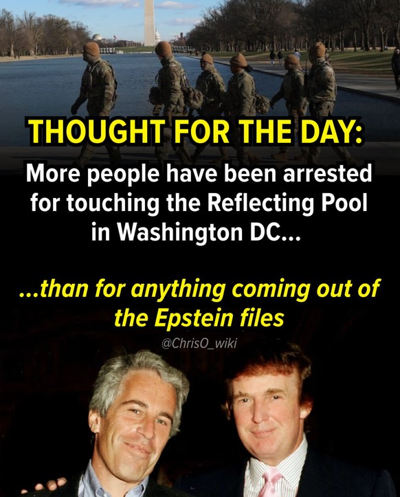 Trump Reflecting Pool Meme (2026)
