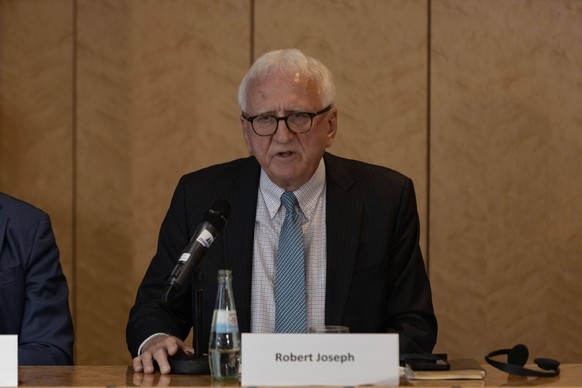 July 24, 2025, Berlin, Germany: Ambassador Robert Joseph, former U.S. Undersecretary for Arms Control and International Security speaks at the conference. On the eve of the E3 talks with the Iranian r ...
