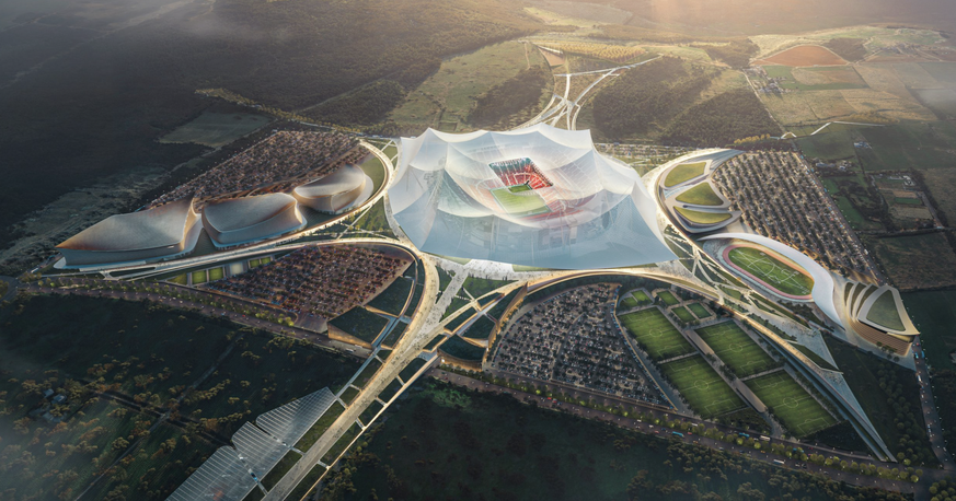 Grand Stade Hassan II in Benslimane, östlich von Casablanca.