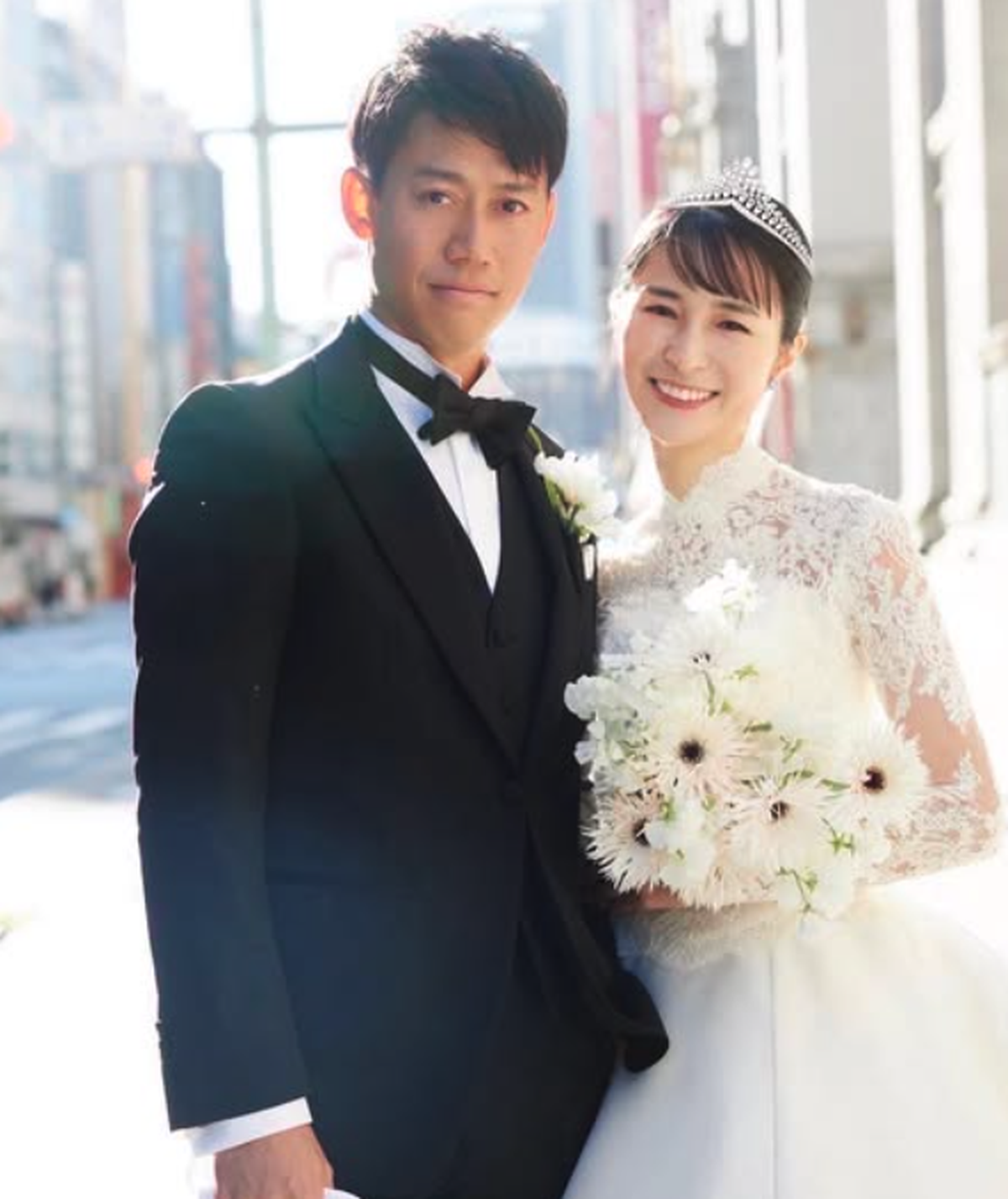 Kei Nishikori et Mai Yamauchi se sont mariés en 2020.