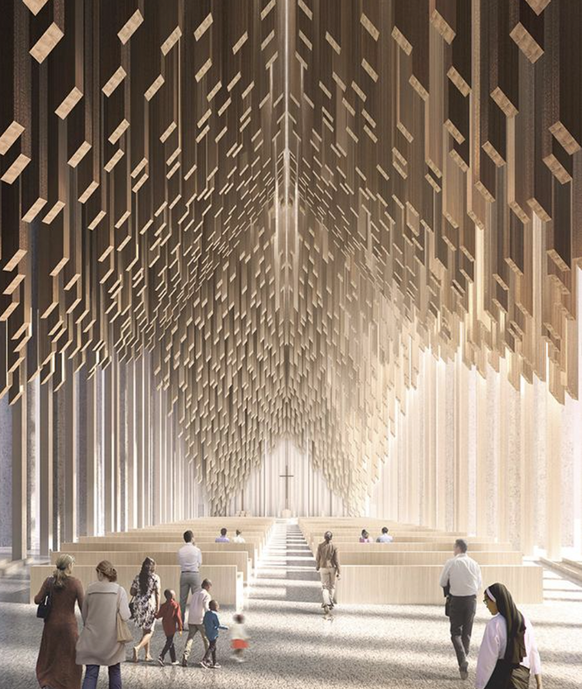This is what the inside of the church should look like.