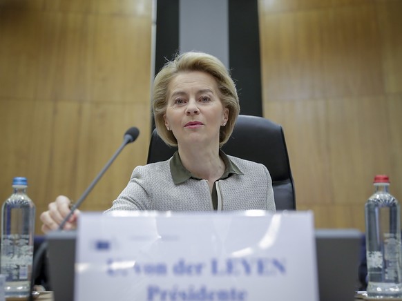 Sorgenvoll beobachtet die EU-Kommissionspräsidentin Ursula von der Leyen die Lage an den Grenzen in Bulgarien und Griechenland. (Archivbild)