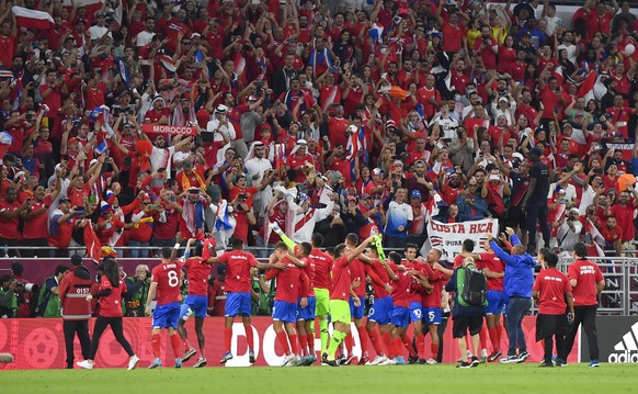 <strong>Costa Rica</strong>
6. WM-Teilnahme
Qualifiziert am: 14. Juni 2022
WM-Bestresultat: Viertelfinal 2014