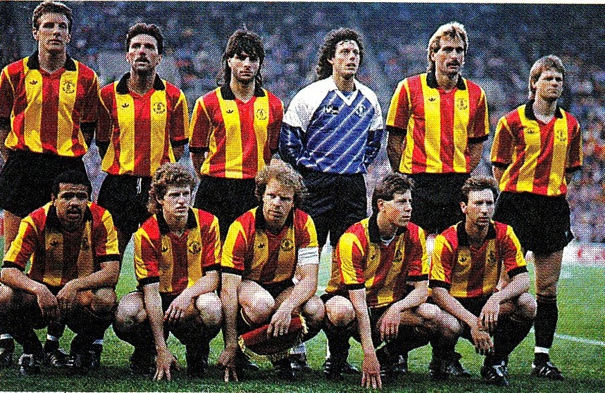 Die Mannschaft von Mechelen, die 1988 in Europa für Furore sorgte.