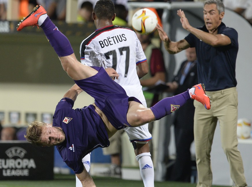 Das Hinspiel in Florenz hat der FC Basel gegen Ex-Trainer Paulo Sousa gewonnen.