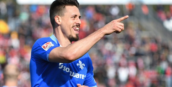 Sandro Wagner ist mit 13 Toren der beste Torschütze bei Darmstadt.